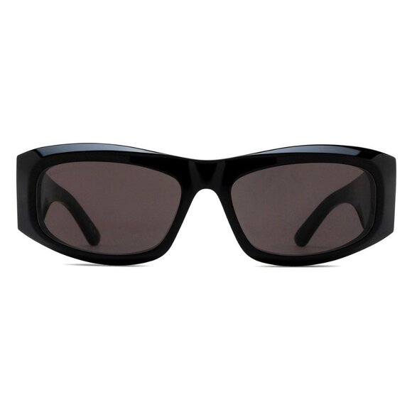 NEW BALENCIAGA SUNGLASSES BB0395S 001 BLACK WOMEN EYEWEAR - Picture 2 of 3